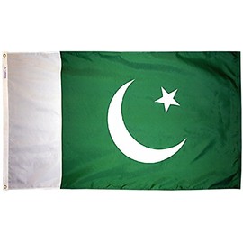 Pakistan - 4' x 6' Nylon World Flag