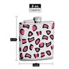 Genuine Rhinestones Hip Flask Holding 6 oz - Leopard Pattern
