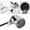 65mm Black Face LED Mechanical Motorcycle Speedometer Odometer Gauge with