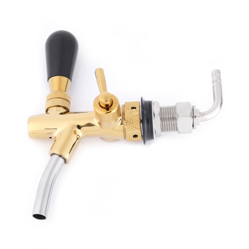 Stainless Steel G5/8 Adjustable Beer Tap Faucet Draft Shank Home