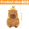 KQWVZ Capybara Cuddly Toy, 25 cm Capybara Plush Toy with