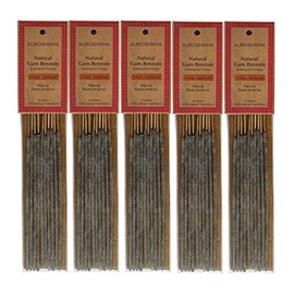 Natural Resin ~ Gum Benzoin ~ Loban - Sambrani Incense Sticks (5 Pack Total of 50 Sticks)