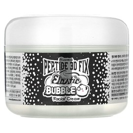 Elizavecca 3D Peptide Elastic Water Bubble Cream 100ml/3.53oz - Bubble Face Cream | Bubble Skin Care | Anti-Aging Wrinkle Hyaluronic Acid Cream | Big size Water Cream