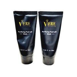 VERE (2-Pack) VERE Face Charcoal Mask, Purifying Peel-off Black Mask 2oz/60ml SEALED!