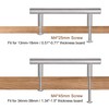 sourcing map T Bar Pull Handle, 8.7"(220mm) Length 12mm Dia