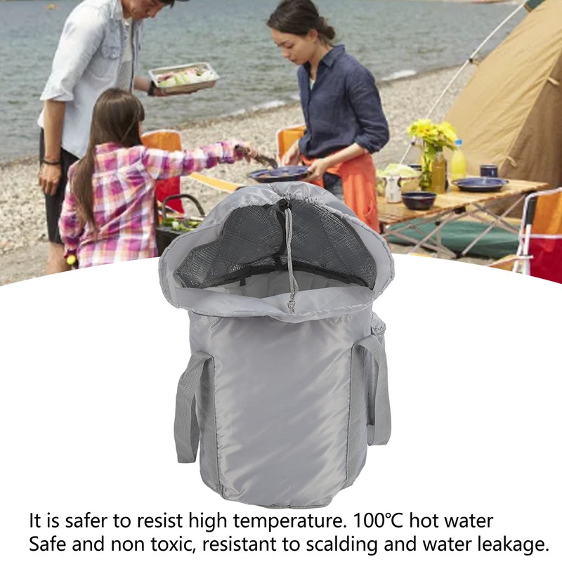 Foldable Foot Soaking Bag Portable Waterproof Wear Resistant Collapsible Feet