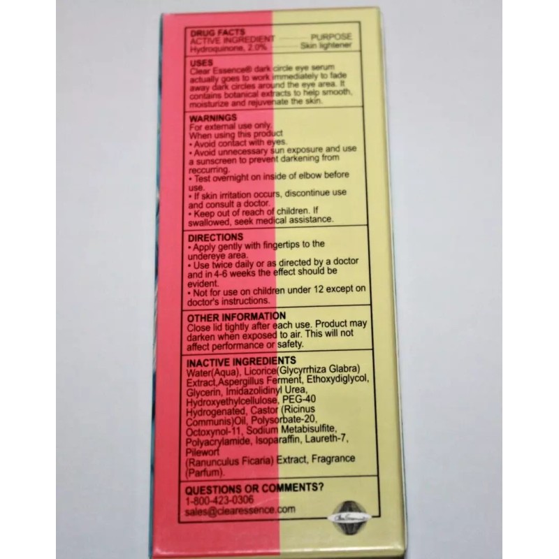 Clear Essence Dark Circle Eye Serum (0.5 fl oz) In