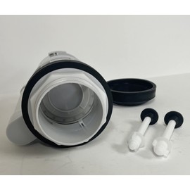 NuFlush Flush Valve Nine inches high, Dual Flush Top Button, Replaces Top Operated 3 Inch Two Piece Flush Outlets