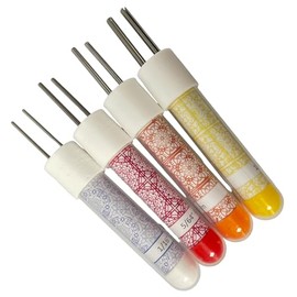 Rainbow Filigree Double Hole Paper Bead Roller, Set of 4.
