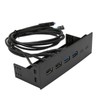 5.25in USB 3.0 Front Panel Hub 4 Ports 5Gbps High