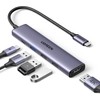 UGREEN Revodok USB C Hub,5 en 1 Adaptador de Aluminio