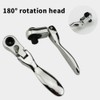 Mini 1/4 Inch Ratchet Wrench, 72-Tooth Reversible Chrome Vanadium Steel
