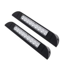 MAX COOL 2pcs 256mm 12V 9 LED Awning Light Touch Switch Strip Bar Caravan Camper Boat Marine