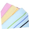 BUGUUYO 3pcs Absorbent Jacquard Washcloths Quick Drying Face Towels for