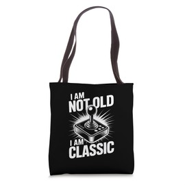 I Am not Old I am Classic Retro Gamer Style Tote Bag