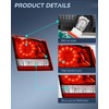 Nilight Taillight Assembly Compatible with 2011 2012 2013 2014 2015