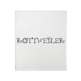 CafePress Rottweiler Throw Blanket Super Soft Fleece Plush Throw Blanket, 60"x50"