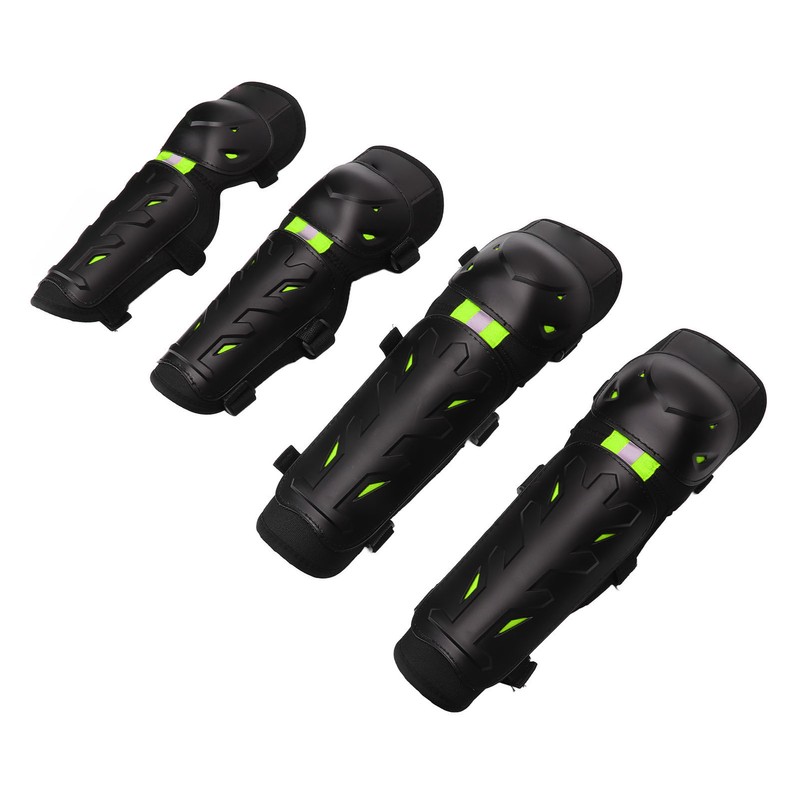 4PCS Knee Pads Elbow Pads Night Luminous Knee Protective Gear