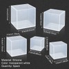 Rolin Roly 5PCS Cube Resin Molds Square Silicone Mold Geometry