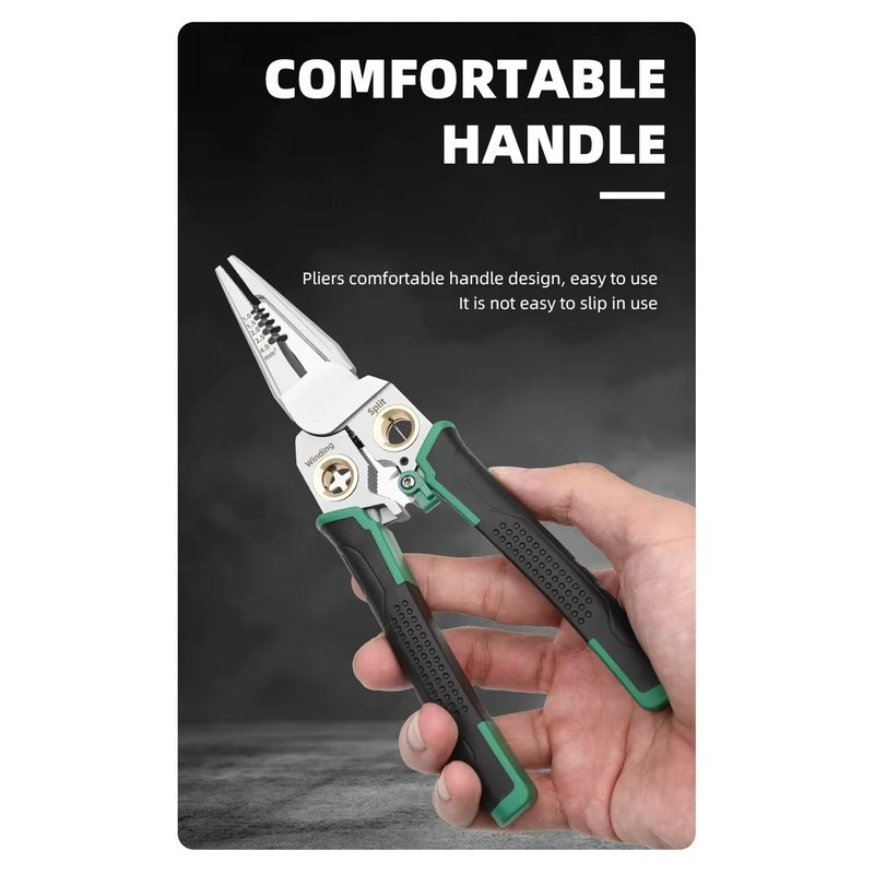 8 In 1 Wire Stripper With Voltage Tester, Multi-Function Electric