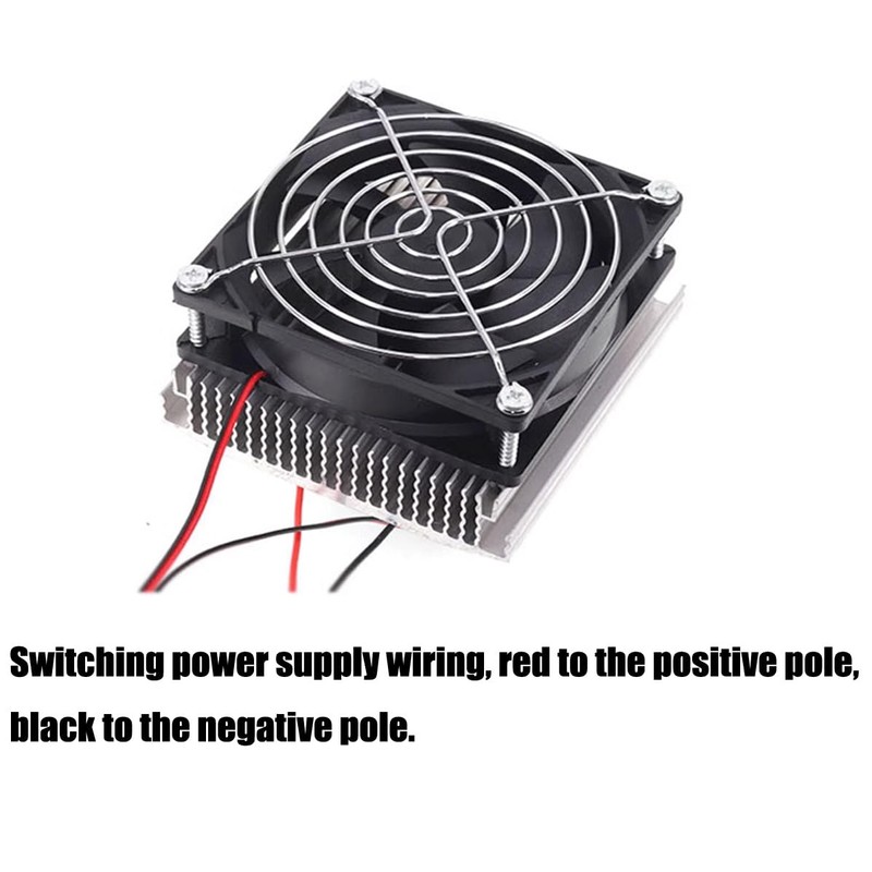 Yrhrol Mini Air Conditioner DC 12V DIY Thermoelectric Peltier Refrigeration