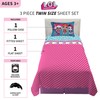 Franco Kids Bedding Super Soft Sheet Set, Twin, L.O.L. Surprise