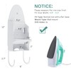 Ironing Board Hanger Wall Mount, Iron Hanger with Ironing Board