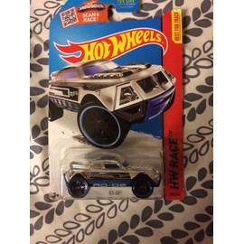 Hot Wheels 2015 Super Chromes - RD-08 Chrome Silver Card 158/250