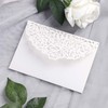 YIMIL 20 Pcs 5.12 x 7.21 inch Tri-fold Laser Cut