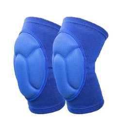Rodilleras Deportivas, Rodilleras de Esponja Gruesa, Rodilleras Transpirables para Prevención de Colisiones para Deportes al Aire Libre, Correr, Gimnasio, Baloncesto, Voleibol (Azul, 1 par)