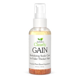 Clearly GAIN, Aceite para el Crecimiento del Cabello y Tratamiento del Cuero Cabelludo para Hombres y Mujeres | Suero Natural con Aceite de Ricino, Salvia, Romero para la Pérdida del Cabello, Cabello Debilitado