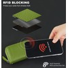 GADIEMKENSD Credit Card Holder RFID Protection Leather Wallet 14 Compartments