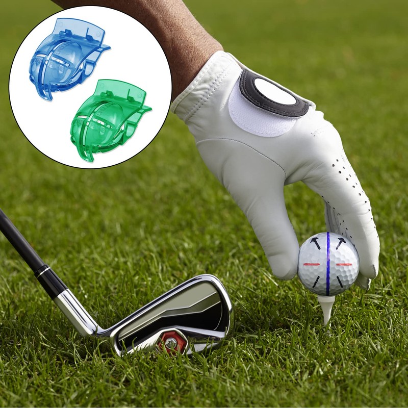 Golf Ball Line Marker, 2 Pcs Golf Ball Liner Drawing