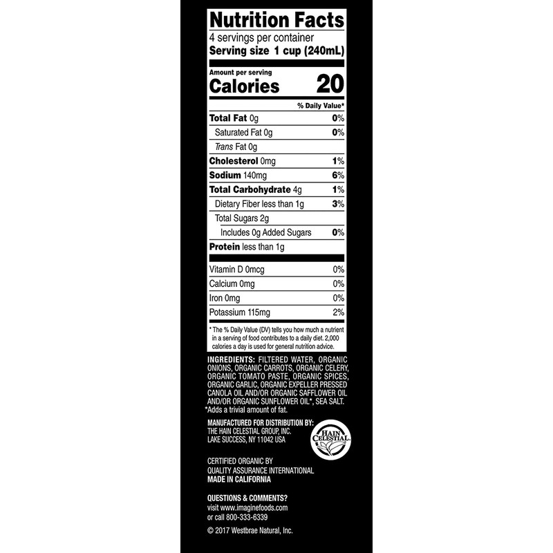 Imagine Foods, Organic Vegetable Broth, 32 Fl Oz