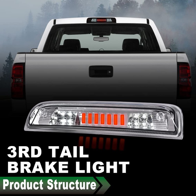 GRAND ORANGE LED 3rd Brake Light Compatible with 2014-2020 Chevy