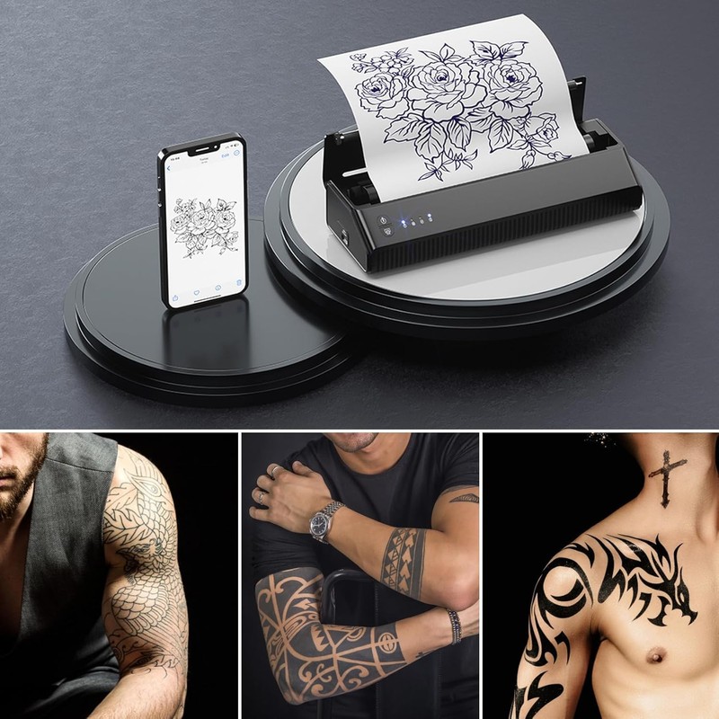 BIOMASER Tattoo Transfer Paper, 35 Sheets Tattoo Stencil Paper for