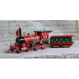 EUROPEAN BRONZE Vintage North Pole Express Train Christmas Magic Toy State Steam Engine Car Decorative Artwork Gift Sale