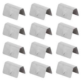 Wind Deflector Clips, Wind Deflector Clips Clip Pack of 12 Car Wind Rain Deflector Channel Stainless Steel Mounting Brackets Mounting Deflector Retaining Clips for Heko G3 SNED Team Heko Wind