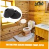 WOONEKY 10pcs Conical Rubber Washers for Toilet Bolts Sealing Rings