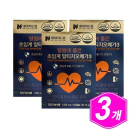 Nature Dream Supercritical RTG Omega 3, good for blood circulation, 30 capsules (3) Omega3 RTG OMEGA 3 / 네이처드림 혈행에 좋은 초임계 알티지오메가3 30캡슐 3개 오메가쓰리 RTG OMEGA 3