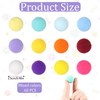 Xthrotsenk 60 Pcs Cat Toy Balls 1-inch Colorful Cat Pom