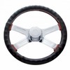 United Pacific 70111 Accessory Steering Wheel Cover, 18" Steering Wheel Cover, Black