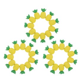 NUOBESTY 30Pcs Mini Pineapple Erasers Cute Pencil Erasers Pineapple Shape Eraser Bulks for Kids Party Bag Favors, Classroom Prizes