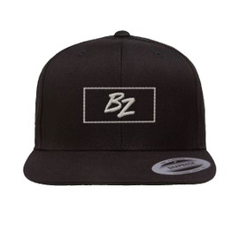 Bailey Zimmerman Unisex's Standard BZ Embroidered Hat, Black, One Size