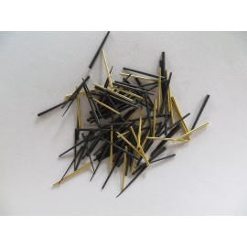 Unbranded Brass and Steel Clock Tapered Pins - Assorted sizes - Package of 100