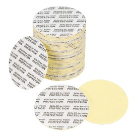 PATIKIL 40 mm Schaumstoff-Deckeleinlage, 60 Stück, selbstklebend, rund, PS, druckempfindliche Dichtungen, widerstandsfähiger Manipulator für Kunststoff, Glas, Flaschenverschluss, Konserven, Fläschchen