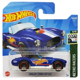 Hot Wheels - Shelby Cobra 427 S/C - Retro Racers 9/10 - HCV65 - Short Card - Good Year - Mattel 2022