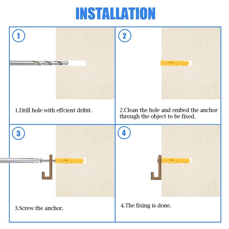 Glarks 212Pcs Phillips Flat Head Self Tapping Screws and Ribbed