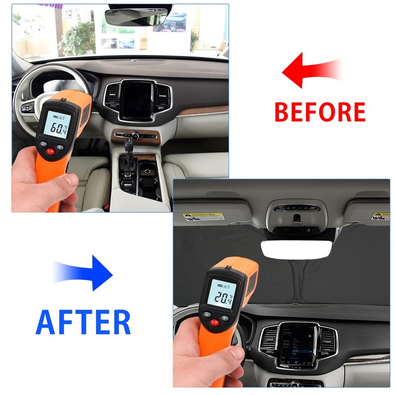 YEE PIN Parasol Car Compatible with Volvo XC90 SUV 2015-2022,