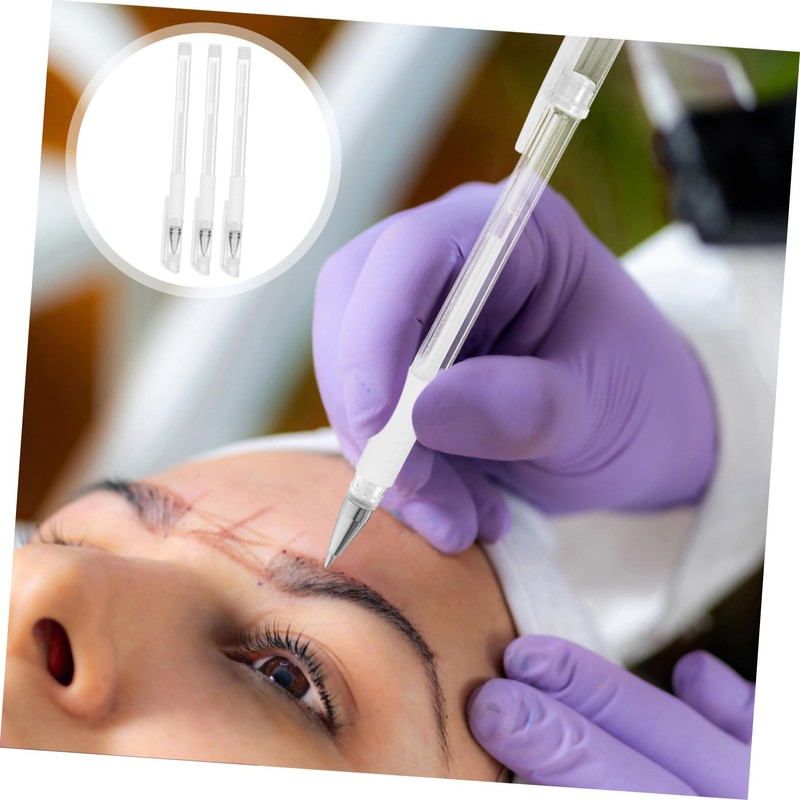 CHILDWEET 6pcs Microblading Pens for Precise Eyebrow Positioning Professional Tattooing